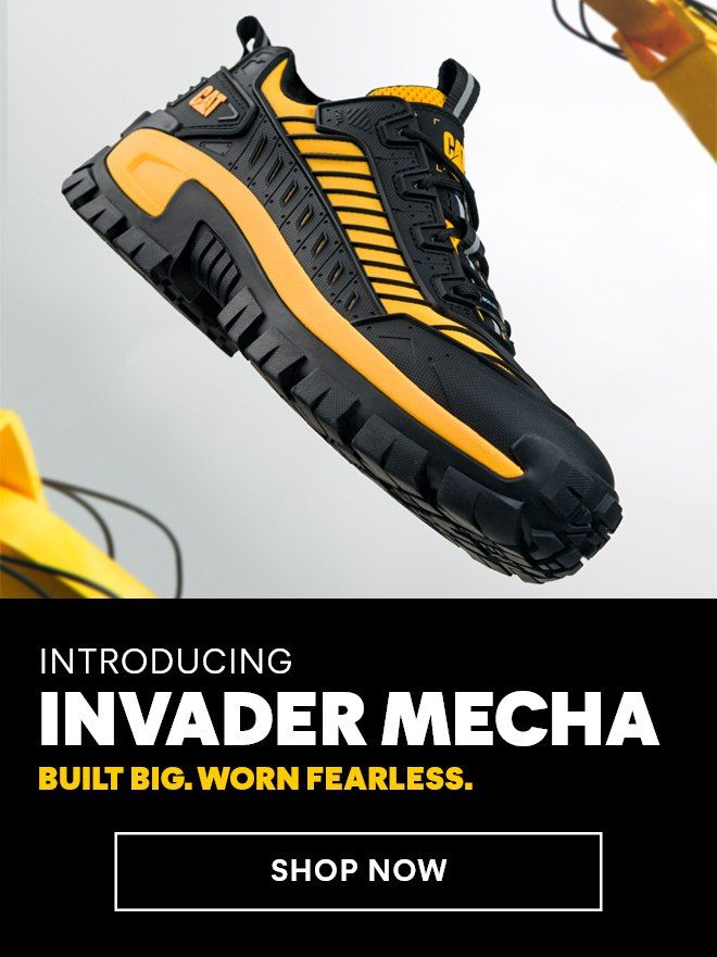 Black & yellow Invader Mecha shoe.