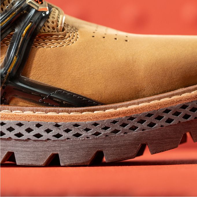 Closeup of outsole.
