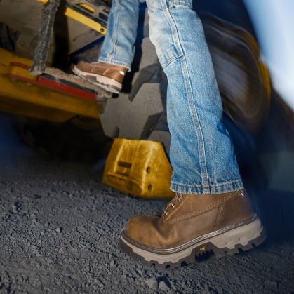 Yellow Colorado boots.