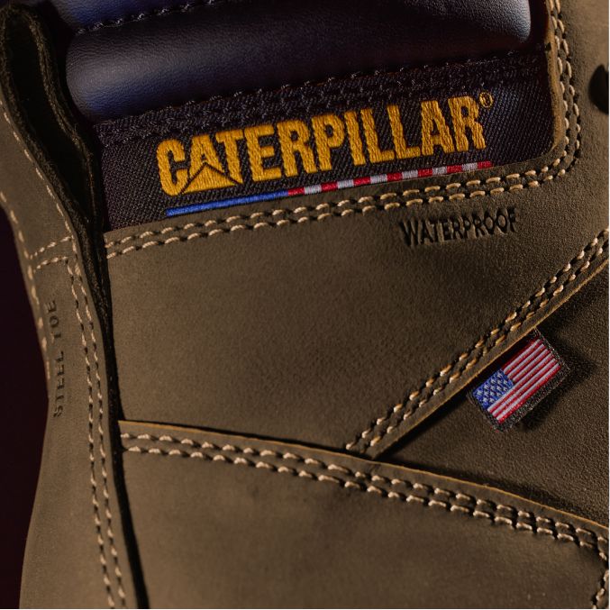 Close-up of shoe from the side.