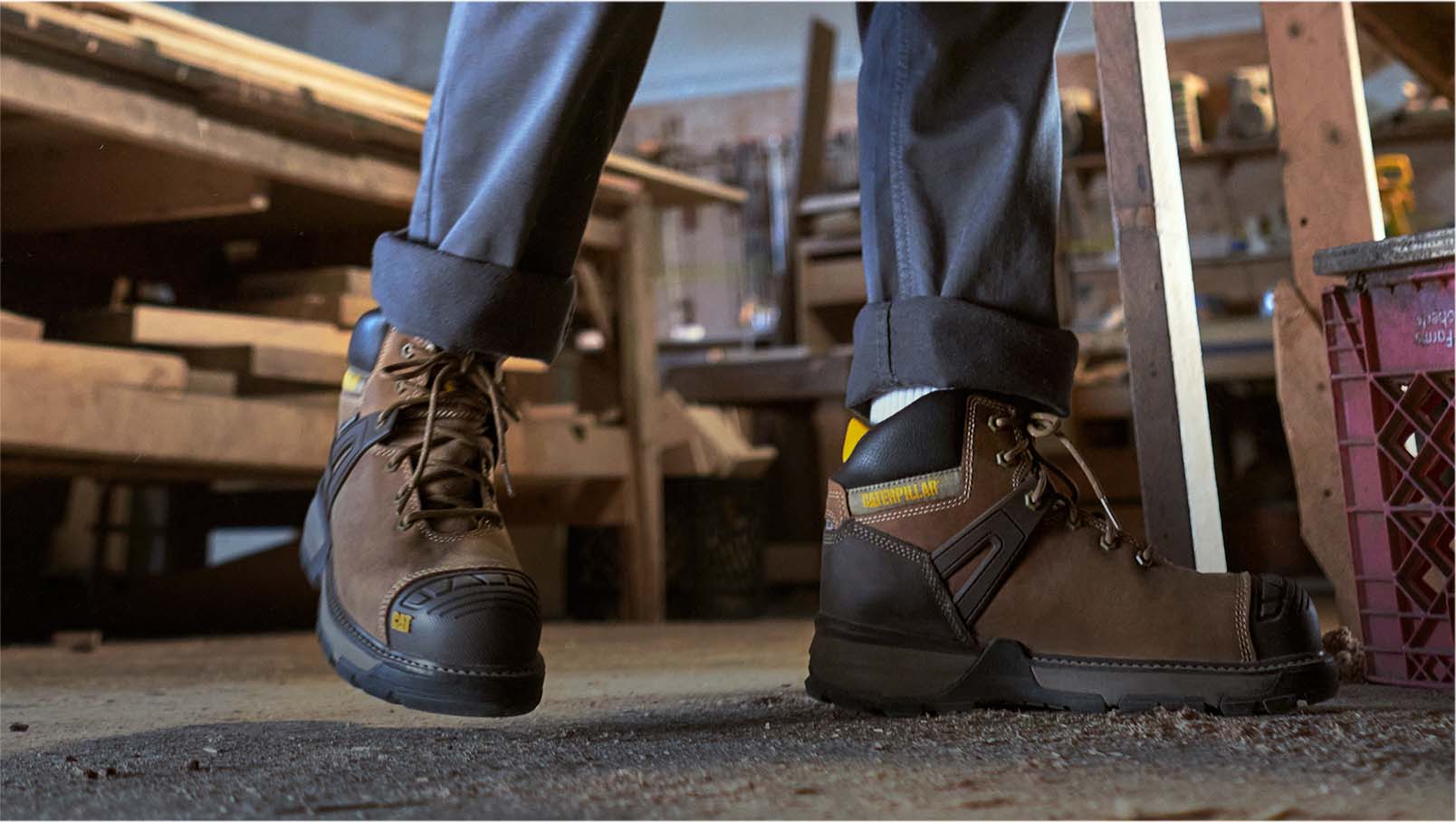 About Cat Excavator Superlite CAT Footwear
