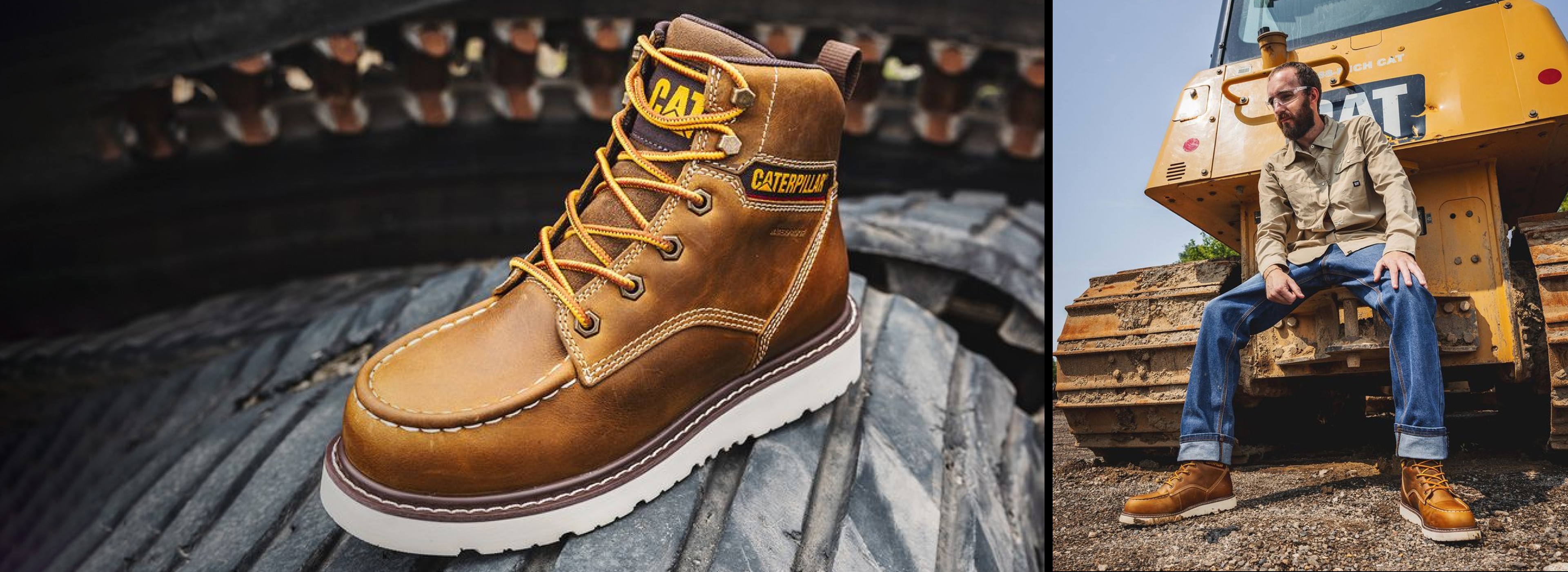 Brown Reclaimer Wedge Boot.
