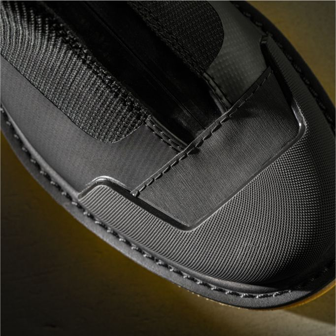 Close-up of boot from top