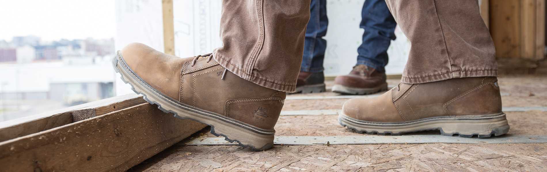 Men Parker Steel Toe Work Boot Boots Cat Footwear