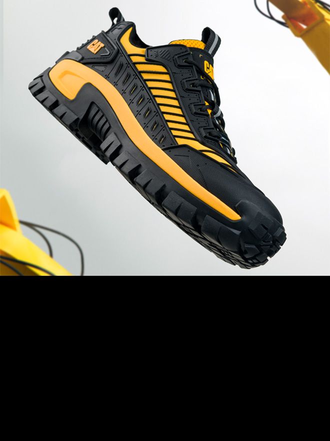 Black & yellow Invader Mecha shoe.
