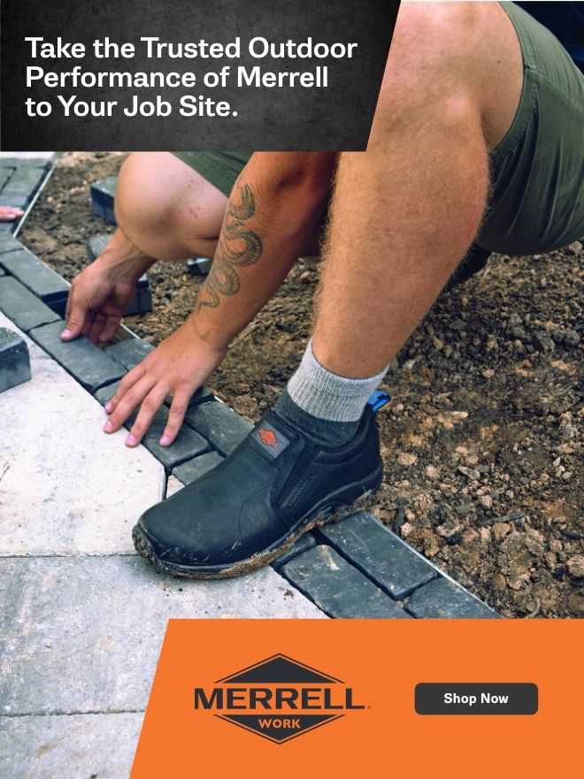 Take the trusted outdoor performance of merrell to your job site. Merrell work. Shop now.