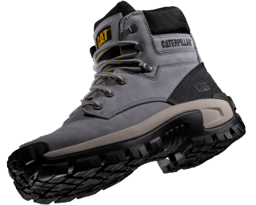 Grey boot.