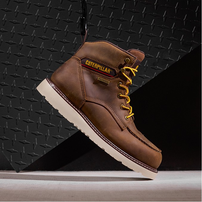 Close-up of shoe from side.