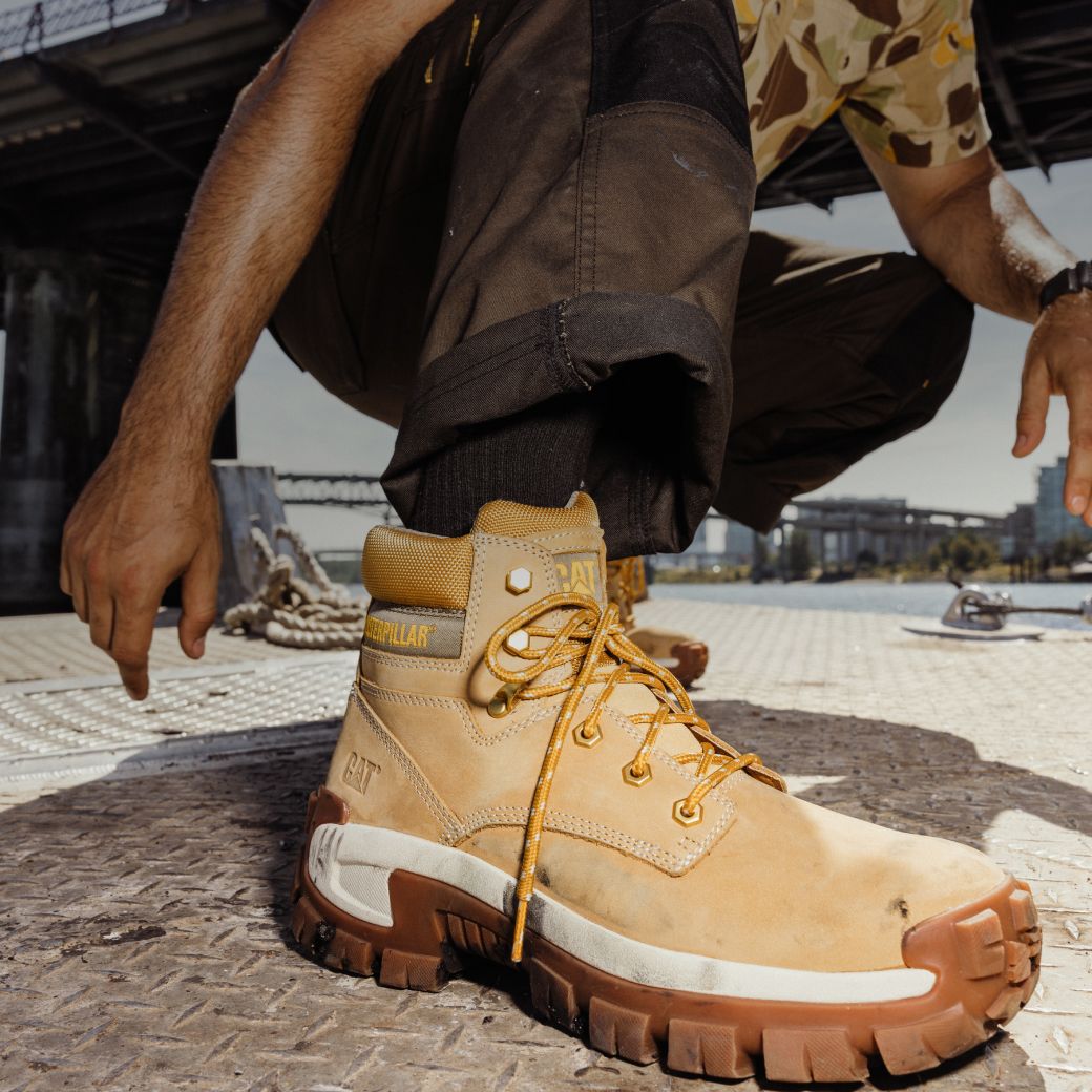 Invader Sport Lo Mesh Composite Toe Work Shoe | Cat Footwear