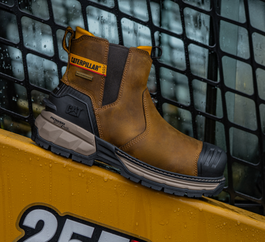 Caterpillar Power & Cool Work Socks, 6 paar Coolmax werksokken, dubbele